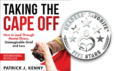 Patrick J. Kenny’s new audiobook TAKING THE CAPE OFF receives 5 Stars!